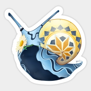 Aroace Pride Snail Sticker